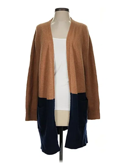 Pre-owned Madewell Cardigan Sweater In Brown
