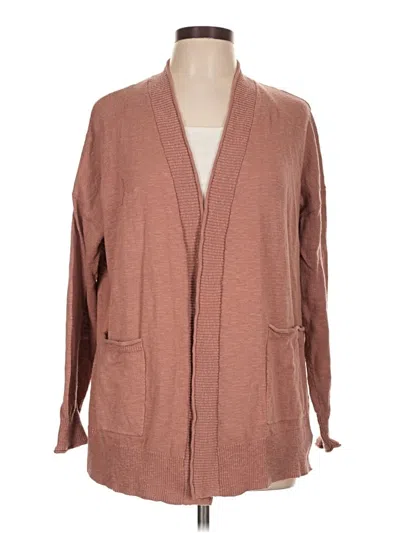 Pre-owned Madewell Cardigan Sweater In Brown