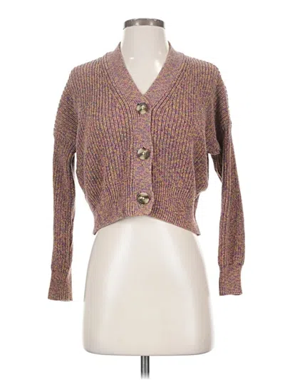 Pre-owned Madewell Cardigan Sweater In Brown