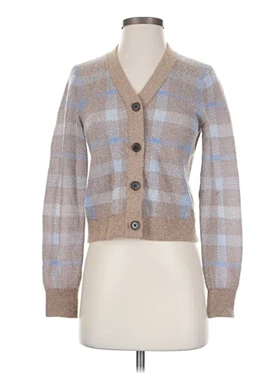 Pre-owned Madewell Cardigan Sweater In Brown