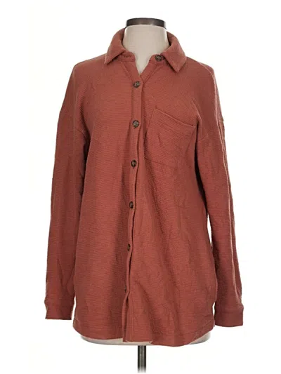 Pre-owned Madewell Cardigan Sweater In Brown