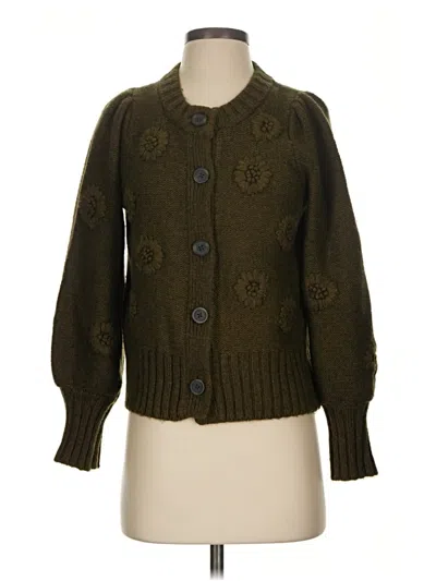 Pre-owned Madewell Cardigan Sweater In Brown