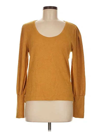 Pre-owned Madewell Cardigan Sweater In Gold