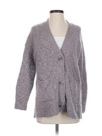 Pre-owned Madewell Cardigan Sweater In Gray