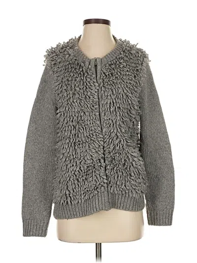 Pre-owned Madewell Cardigan Sweater In Gray
