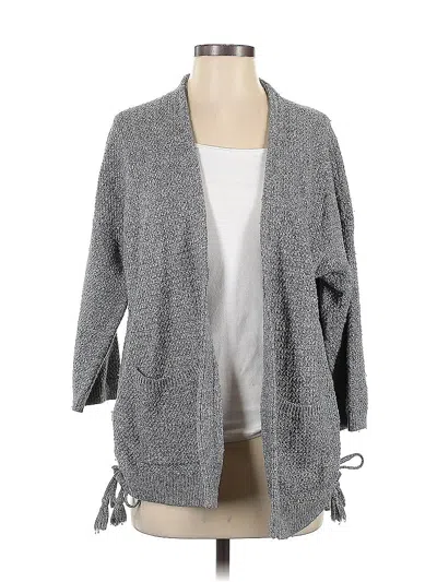Pre-owned Madewell Cardigan Sweater In Gray