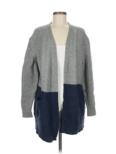 Pre-owned Madewell Cardigan Sweater In Gray