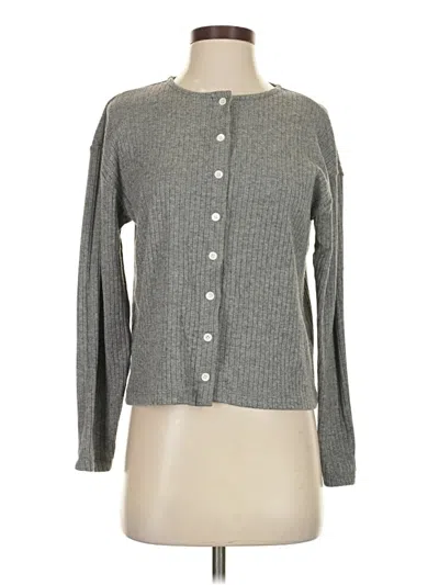 Pre-owned Madewell Cardigan Sweater In Gray