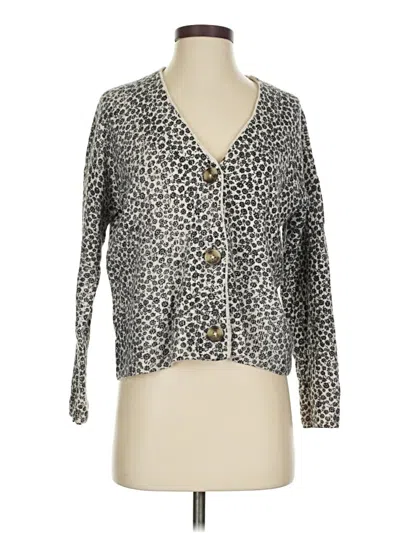 Pre-owned Madewell Cardigan Sweater In Gray