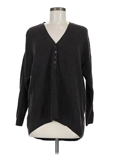 Pre-owned Madewell Cardigan Sweater In Gray