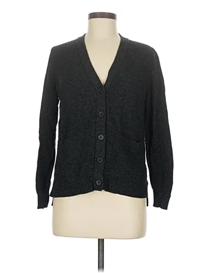 Pre-owned Madewell Cardigan Sweater In Gray