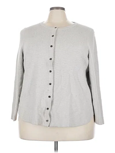 Pre-owned Madewell Cardigan Sweater In Gray
