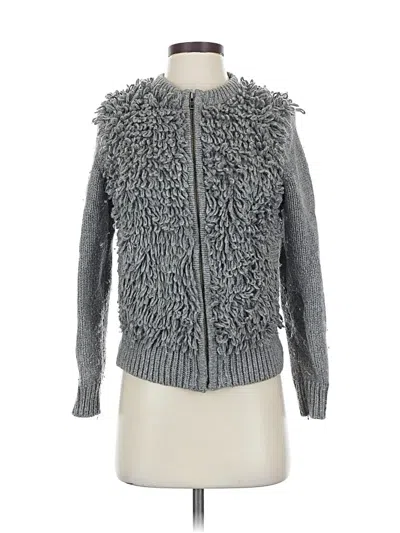 Pre-owned Madewell Cardigan Sweater In Gray