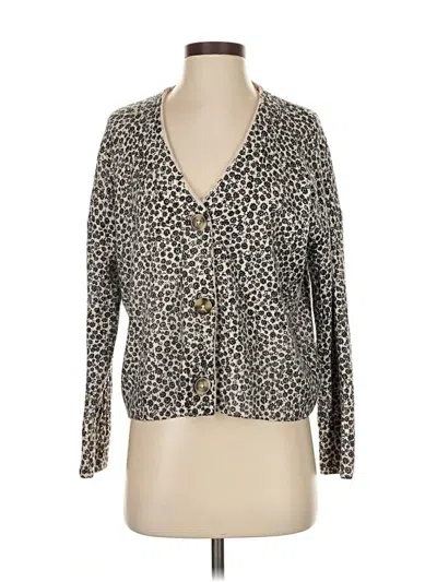 Pre-owned Madewell Cardigan Sweater In Gray