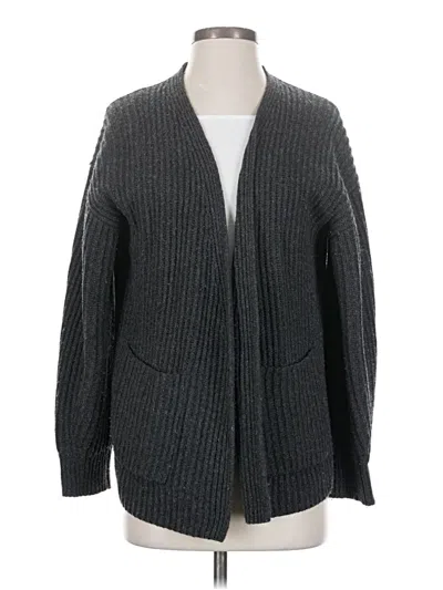 Pre-owned Madewell Cardigan Sweater In Gray