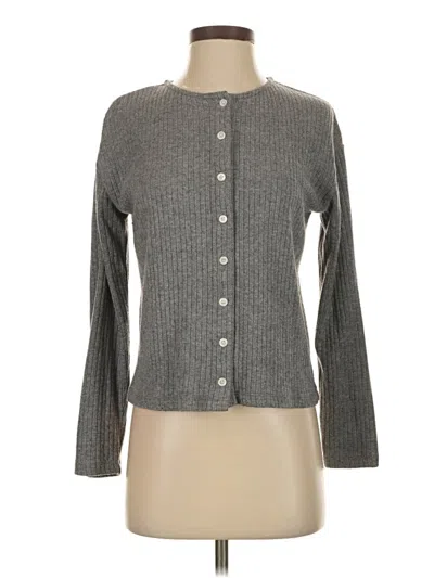 Pre-owned Madewell Cardigan Sweater In Gray