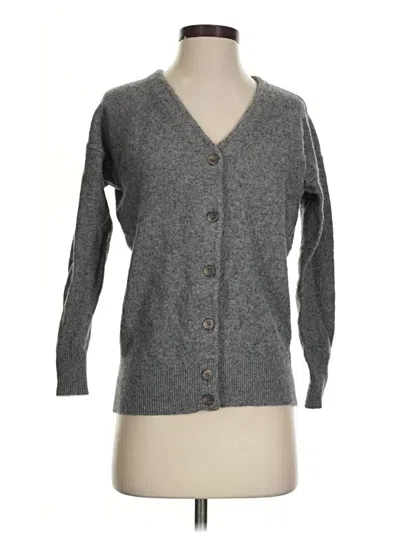 Pre-owned Madewell Cardigan Sweater In Gray