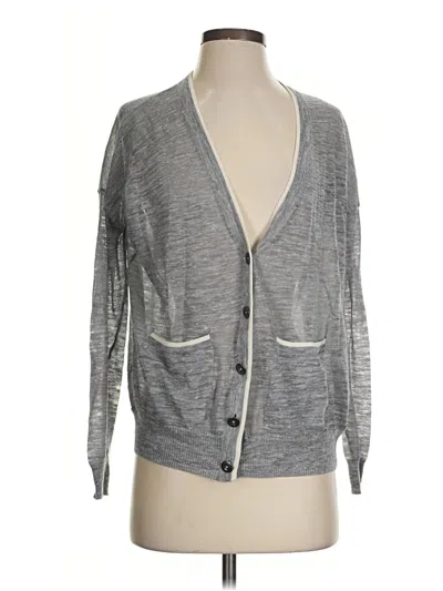 Pre-owned Madewell Cardigan Sweater In Gray