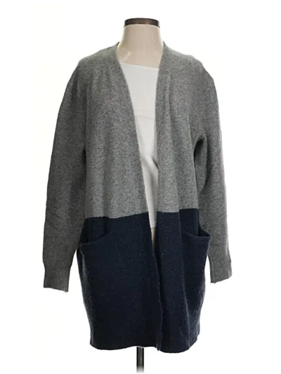 Pre-owned Madewell Cardigan Sweater In Gray
