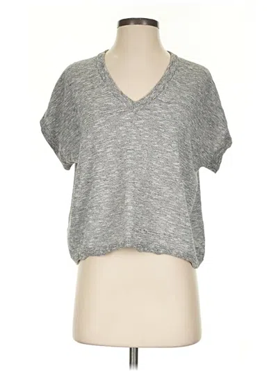 Pre-owned Madewell Cardigan Sweater In Gray