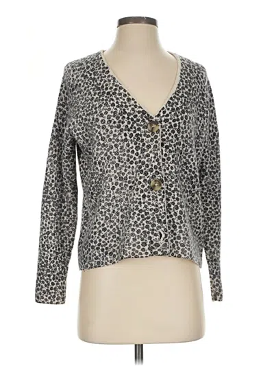 Pre-owned Madewell Cardigan Sweater In Gray