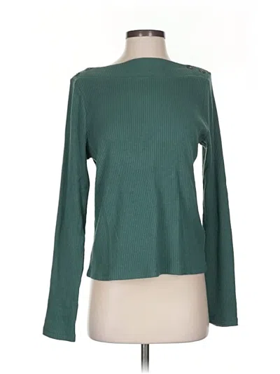 Pre-owned Madewell Cardigan Sweater In Green