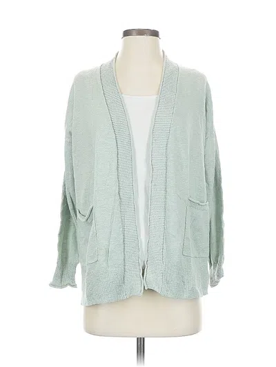 Pre-owned Madewell Cardigan Sweater In Green