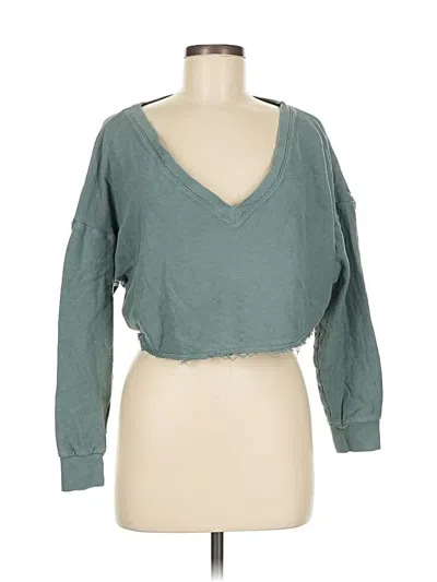 Pre-owned Madewell Cardigan Sweater In Green