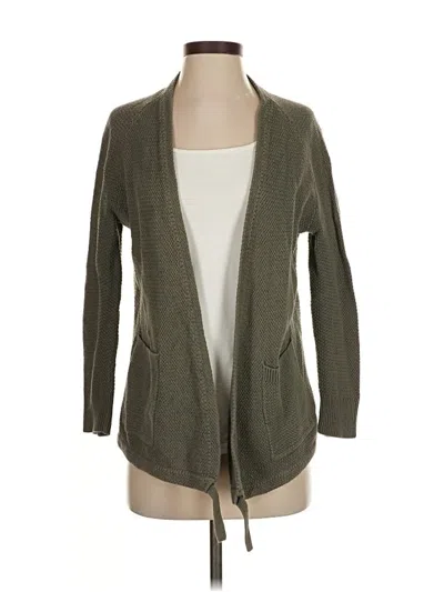 Pre-owned Madewell Cardigan Sweater In Green