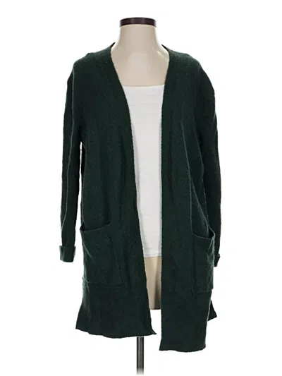 Pre-owned Madewell Cardigan Sweater In Green