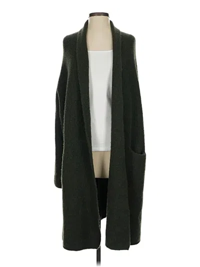 Pre-owned Madewell Cardigan Sweater In Green