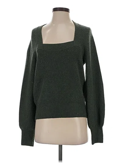 Pre-owned Madewell Cardigan Sweater In Green