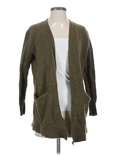 Pre-owned Madewell Cardigan Sweater In Green