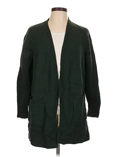 Pre-owned Madewell Cardigan Sweater In Green