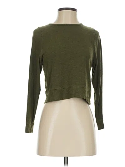 Pre-owned Madewell Cardigan Sweater In Green