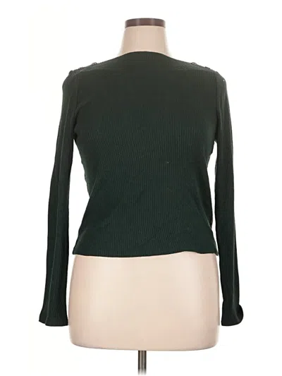 Pre-owned Madewell Cardigan Sweater In Green