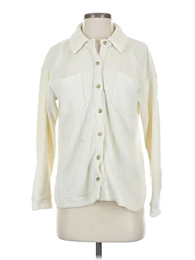 Pre-owned Madewell Cardigan Sweater In Ivory