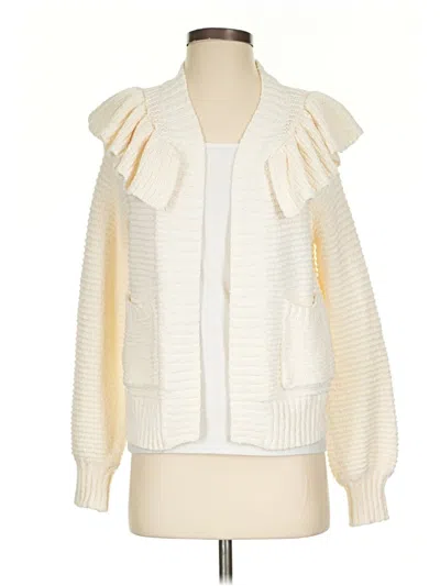 Pre-owned Madewell Cardigan Sweater In Ivory