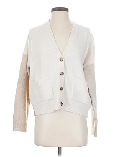 Pre-owned Madewell Cardigan Sweater In Ivory