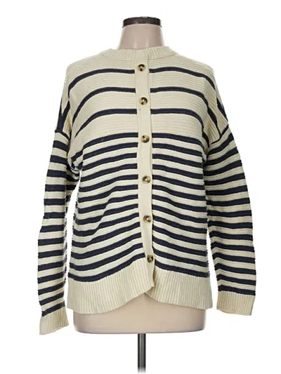 Pre-owned Madewell Cardigan Sweater In Ivory