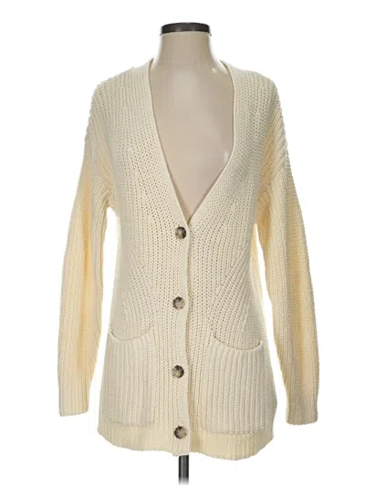 Pre-owned Madewell Cardigan Sweater In Ivory