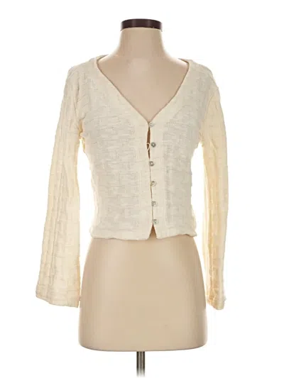 Pre-owned Madewell Cardigan Sweater In Ivory