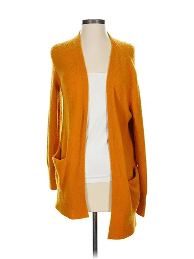Pre-owned Madewell Cardigan Sweater In Orange