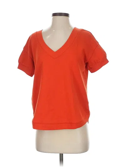 Pre-owned Madewell Cardigan Sweater In Orange