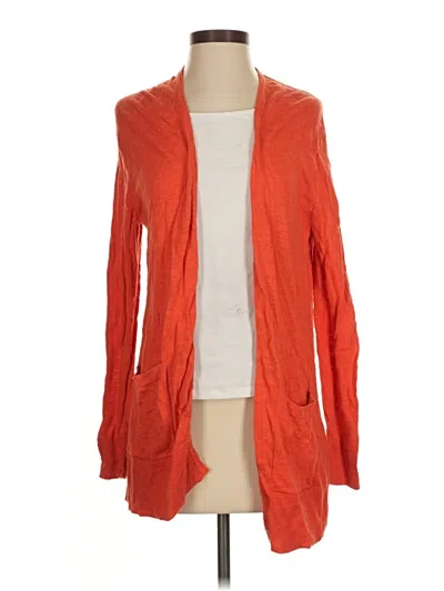 Pre-owned Madewell Cardigan Sweater In Orange