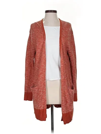 Pre-owned Madewell Cardigan Sweater In Orange