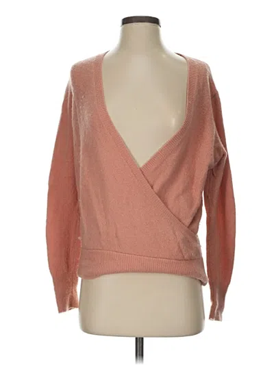Pre-owned Madewell Cardigan Sweater In Pink