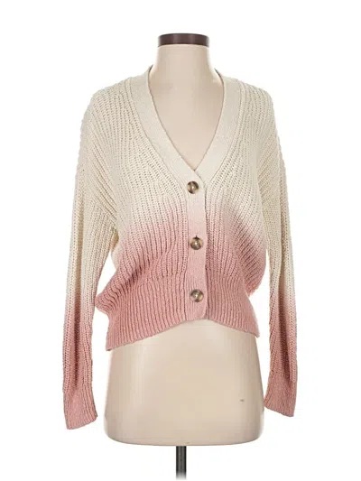 Pre-owned Madewell Cardigan Sweater In Pink