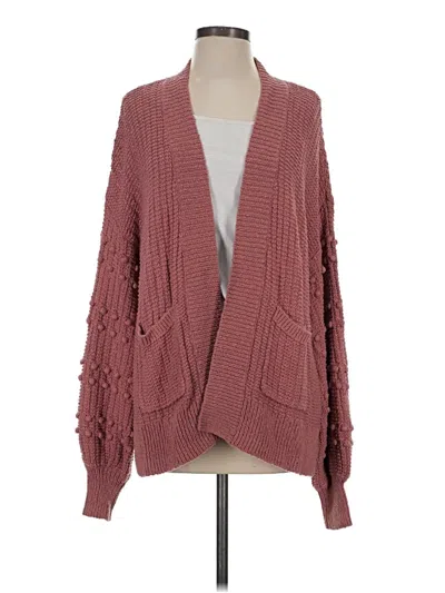 Pre-owned Madewell Cardigan Sweater In Pink