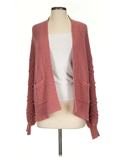 Pre-owned Madewell Cardigan Sweater In Pink